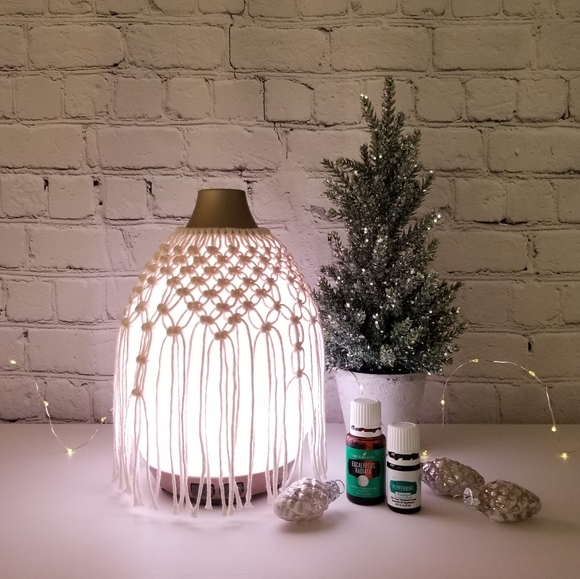 Young Living Desert Mist Diffuser w/ macrame cover